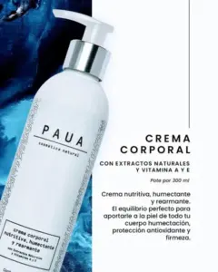 cosmética natural crema corporal PAUA